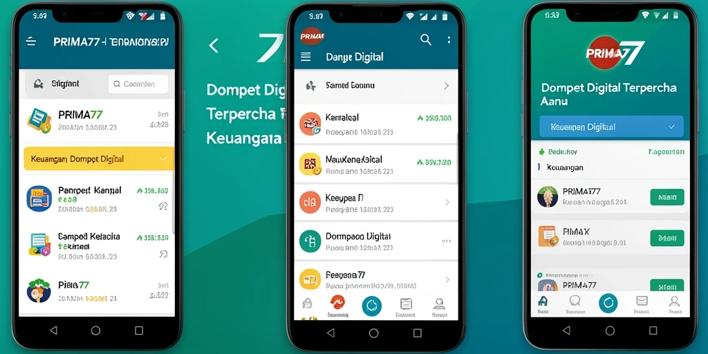 Tampilan antarmuka PRIMA77 yang modern dan user-friendly.